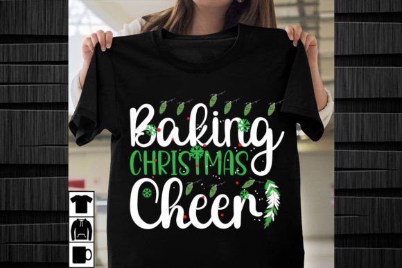Baking Christmas Cheer SVG: Graphics for T-Shirt Designs