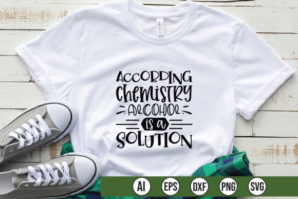 Chemistry Alcohol Graphics for T-Shirt Designs