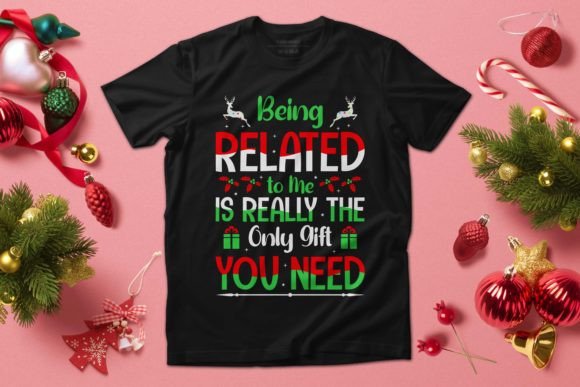 Christmas Funny Gift SVG: Graphics for T-Shirt Designs