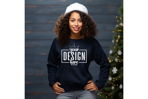 Christmas Sweatshirt Mockups: Graphics for Hoodies Sweatshirts