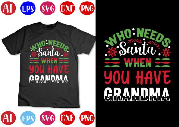 Grandma Graphics for Festive T-Shirt Designs