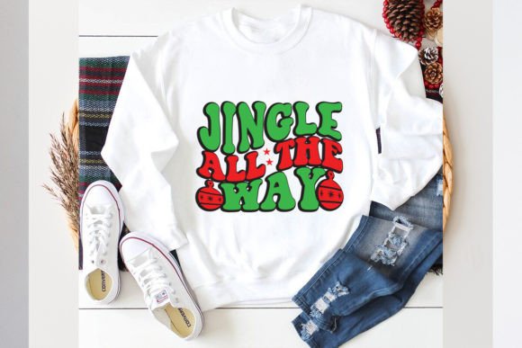 Jingle All the Way Retro Graphics & T-Shirt Designs