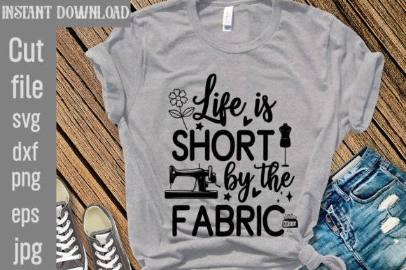 Life is Short: Graphics for T-Shirt Designs