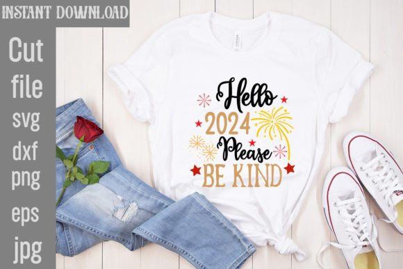 Reviewing Hello 2024 Please Be Kind SVG for Embroidery