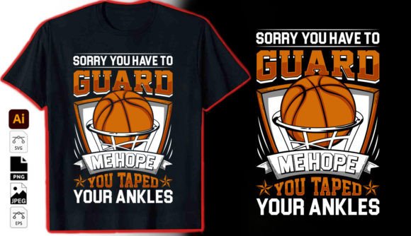 Sorry You Have to Guard Me: Bold Graphics for T-Shirt Designs